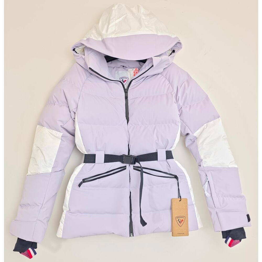 Rossignol Galactic Lilac Women's Ciastel Down Mix Ski Nylon Jacket Sz Small Nwt — image 2 of 8